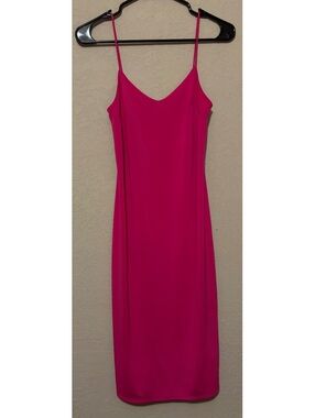 Express Pink Spaghetti Strap Slip Dress XS
